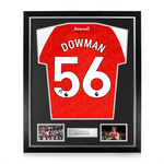 Max Dowman Signed Framed Arsenal 2025/26 Home Shirt