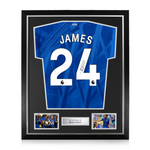 Reece James Signed Framed Chelsea 2025/26 Home Shirt