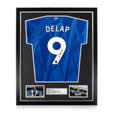 Liam Delap Signed Framed Chelsea F.C. 2025/26 Home Shirt