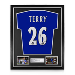 John Terry Signed Framed Chelsea FC Home Shirt w/ BAS Beckett Authentication