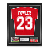 Robbie Fowler Signed Framed Home Shirt Pre-Order