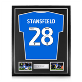 Jay Stansfield Signed Framed Birmingham City 2024/25 Home Shirt