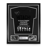 Kenny Dalglish Signed Liverpool Special edition retro Blackout Shirt