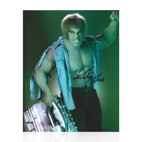 Lou Ferrigno Signed 10x8 Photo