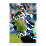 Michael Essien Signed 12x8 Photo