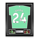 Andre Onana Signed Framed Manchester United 2025/26 Goalkeeper Shirt