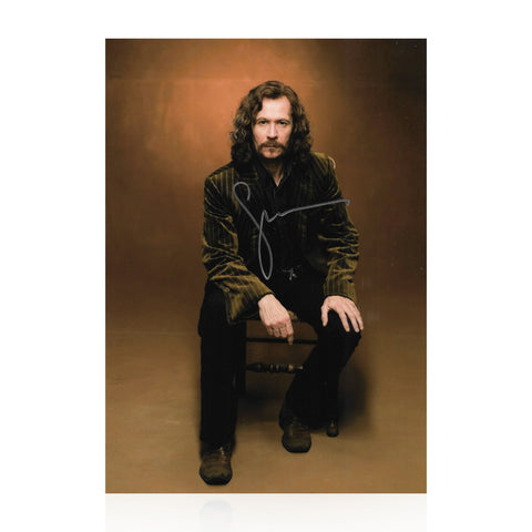 Gary Oldman Signed A4 Photo