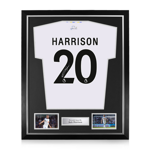 Jack Harrison Signed Framed Leeds United 2025/26 Home Shirt