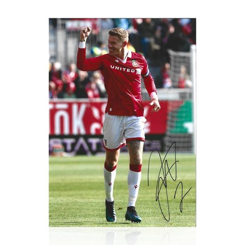 James McClean Signed A4 Photo