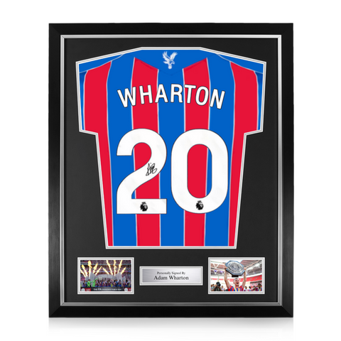 Adam Wharton Signed Framed Crystal Palace 2025/26 Home Shirt