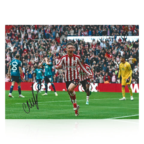 Chris Rigg Signed A4 Photo