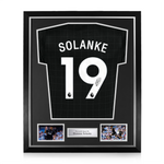 Dominic Solanke Signed Framed Tottenham Hotspur 2025/26 Away Shirt