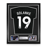 Dominic Solanke Signed Framed Tottenham Hotspur 2025/26 Away Shirt