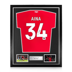Ola Aina Signed Nottingham Forest 2024/25 Home Shirt