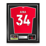 Ola Aina Signed Nottingham Forest 2024/25 Home Shirt