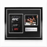 Demetrious Johnson Signed Framed UFC Glove w/ Beckett Authentication