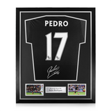 Pedro Rodriguez Signed Framed Chelsea Shirt