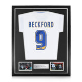 Jermaine Beckford Signed Framed 2009/10 Home Shirt