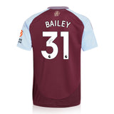 Leon Bailey Signed Aston Villa 2024/25 Home Shirt