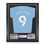 Erling Haaland Signed Framed 2026/27 Home Shirt
