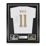 Gareth Bale Signed Framed Real Madrid 2019/20 Home Shirt