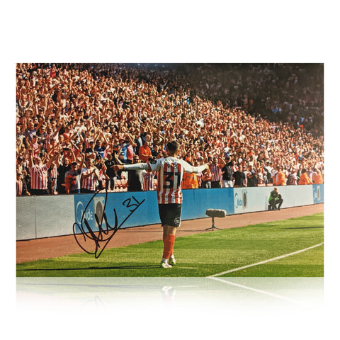 Chris Rigg Signed A4 Photo