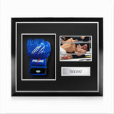 Nick Diaz Signed Framed Pride Glove w/ JSA Authentication