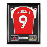 Gabriel Jesus Signed Framed 2026/27 Home Shirt