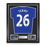John Terry Signed Framed 2016/17 Home Shirt