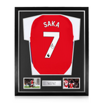 Bukayo Saka Signed Arsenal 2024/25 Home Shirt