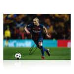 Andreas Iniesta Signed 12x8 Photo