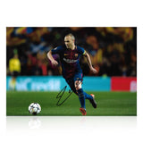 Andreas Iniesta Signed 12x8 Photo