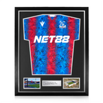 Crystal Palace F.C. Squad Signed Framed 2024/25 Home Shirt