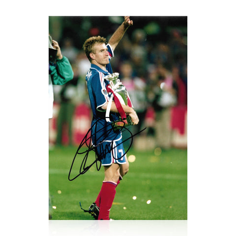 Didier Deschamps Signed 12x8 Photo