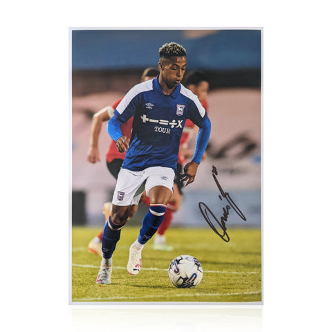 Omari Hutchinson Signed A4 Photo