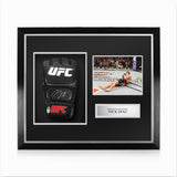 Nick Diaz Signed Framed UFC Glove w/ JSA Authentication