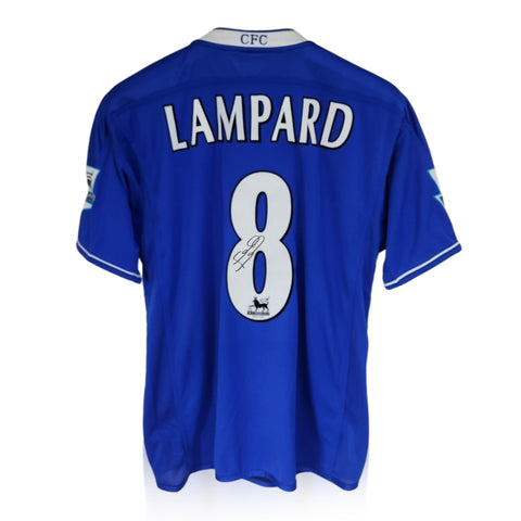 Frank Lampard Signed Chelsea Retro Remake 2004/05 Shirt