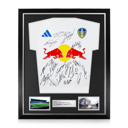 Leeds United F.C. Squad Signed Framed 2025/26 Home Shirt