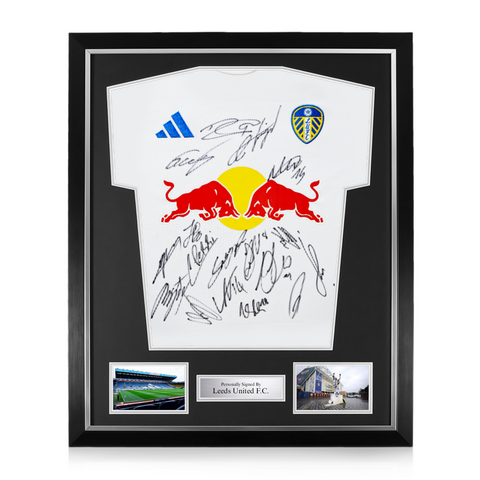 Leeds United F.C. Squad Signed Framed 2025/26 Home Shirt