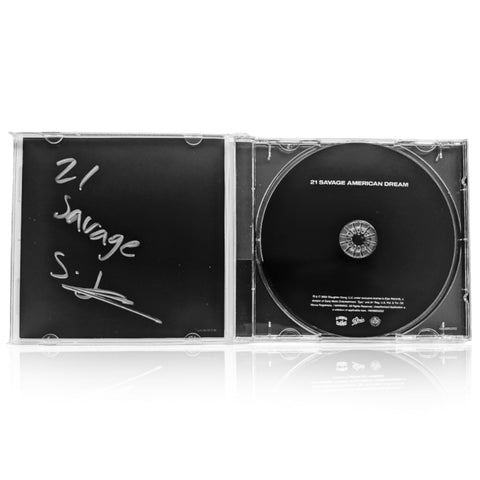 21 Savage Signed American Dream alternate Cover Exclusive CD