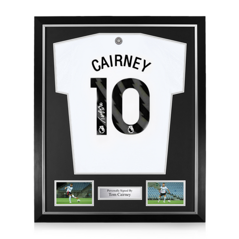 Tom Cairney Signed Framed Fulham 2024/25 Home Shirt