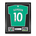 Anthony Gordon Signed Framed Newcastle United 2025/26 Away Shirt