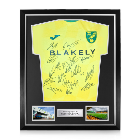 Norwich City F.C. Squad Signed 2024/25 Home Shirt