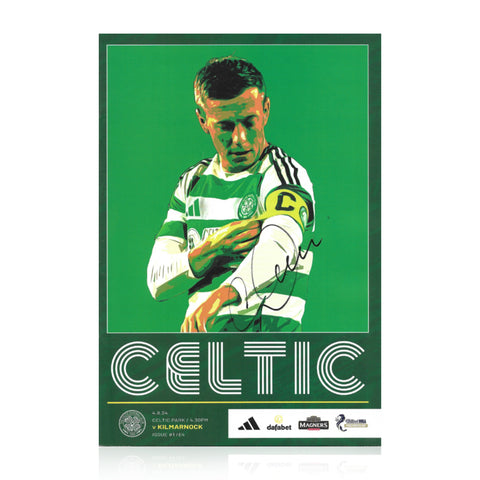 Callum McGregor Signed Celtic Programme (v Kilmarnock)