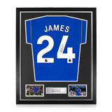 Reece James Signed Framed 2026/27 Home Shirt