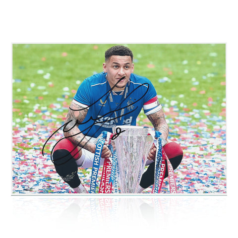 James Tavernier Signed 12x8 Photo