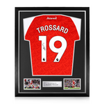 Leandro Trossard Signed Framed Arsenal 2025/26 Home Shirt