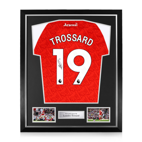 Leandro Trossard Signed Framed Arsenal 2025/26 Home Shirt