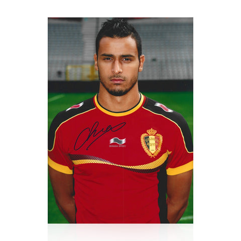 Nacer Chadli Signed A4 Photo