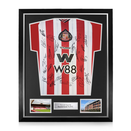 Squad Signed Framed 2025/26 Home Shirt